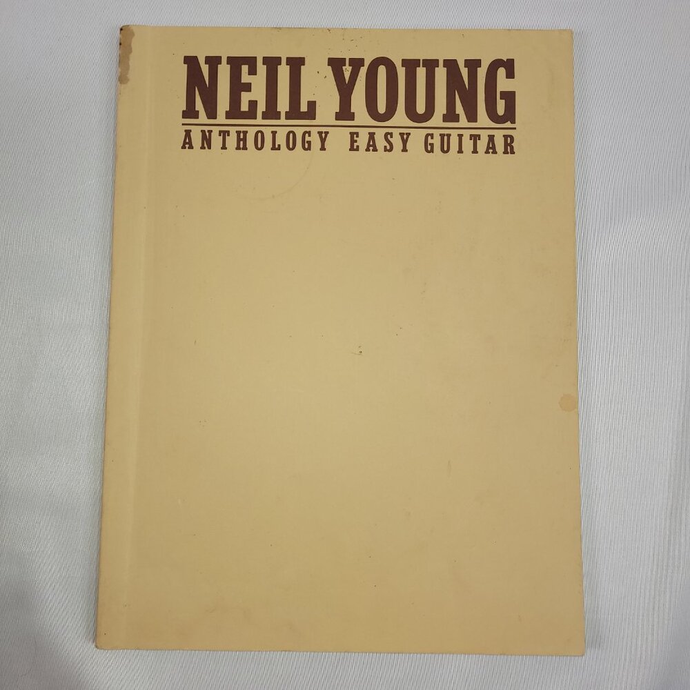 Neil Young Anthology Record Vocal Easy Guitar Lyrics Music Song Book